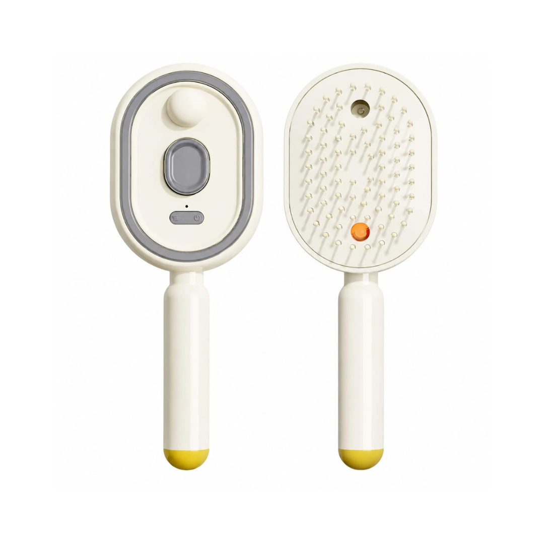 Brosse brumisatrice 3-en-1 — Démêle, hydrate et masse tous les types de cheveux
