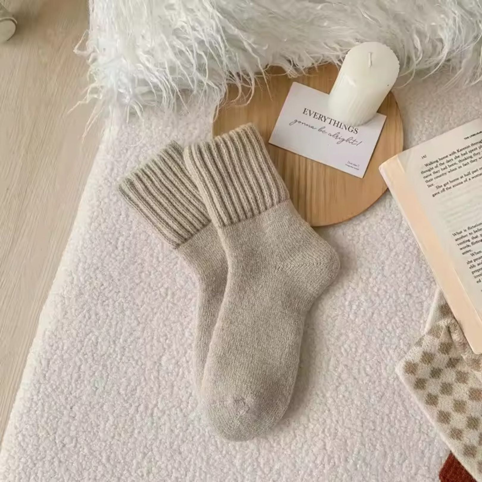 Lot de 5 Bas d'hiver chauds et confortables pour femmes | Maëlyne™