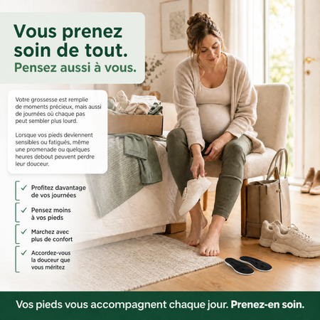 Maëlyne™ – Semelles massantes pour la grossesse