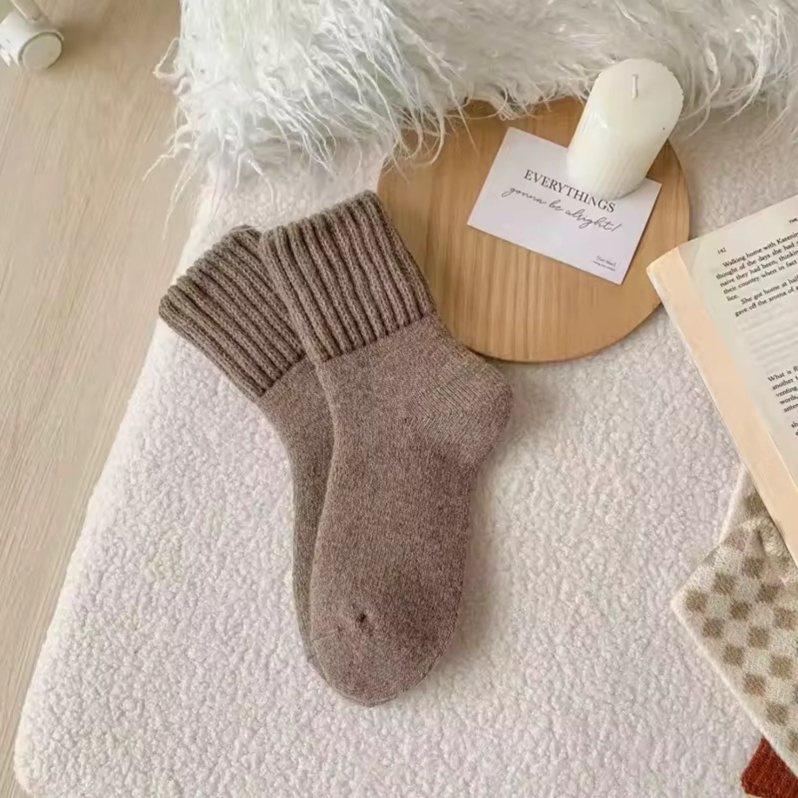 Lot de 5 Bas d'hiver chauds et confortables pour femmes | Maëlyne™